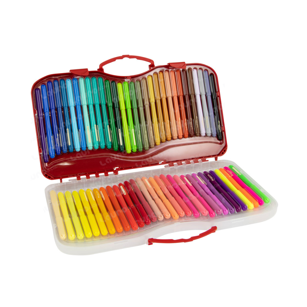 Marcadores Fiesta en estuche Rígido de 60 uni. - Imagen 2