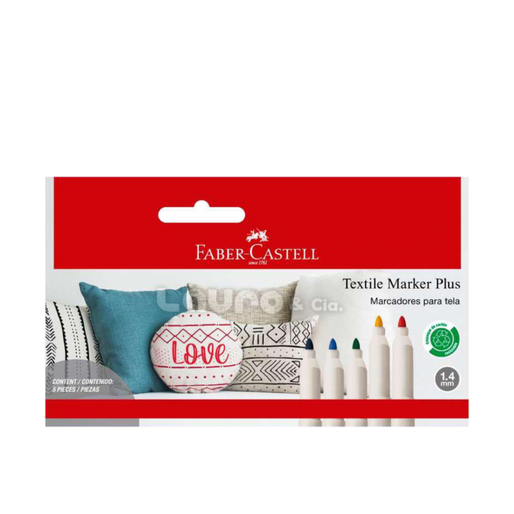 Marcadores Textile Marker plus Deco