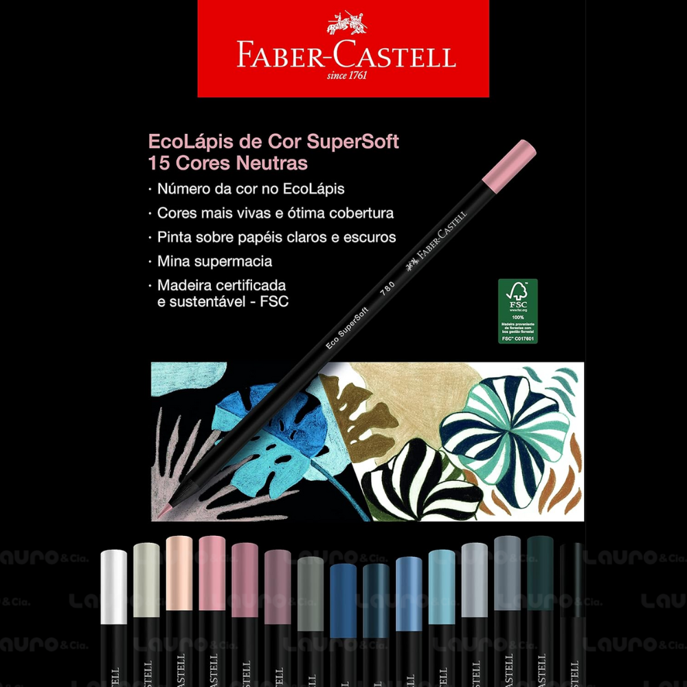 EcoLápices De Color SuperSoft Tono Neutros 15 unidades - Imagen 3