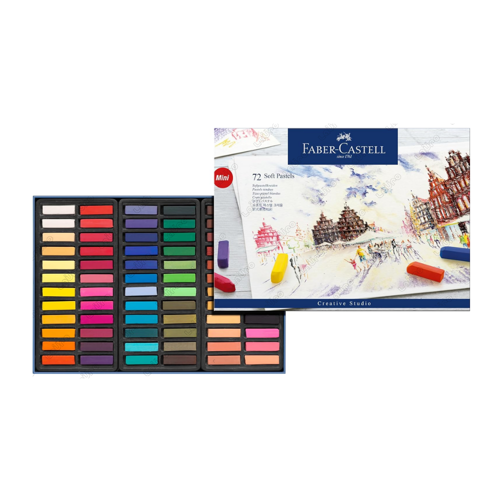 Set Estuche con 72 Tizas Pastel blandos mini
