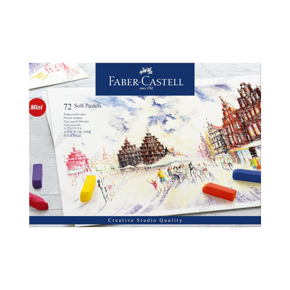 Set Estuche con 72 Tizas Pastel blandos mini - Imagen 2
