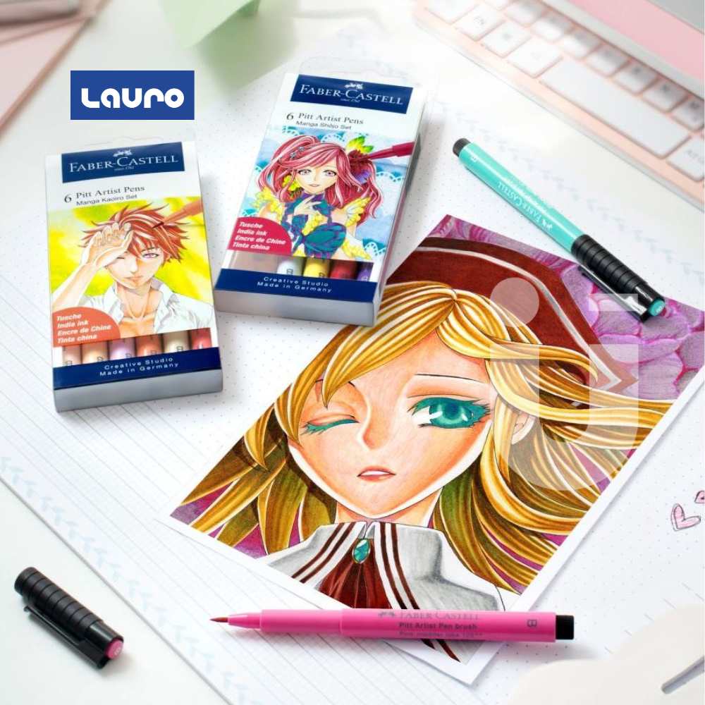 Set de Marcadores Punta Pincel Pitt Artist Pens – Manga Kaoiro x6 - Imagen 3