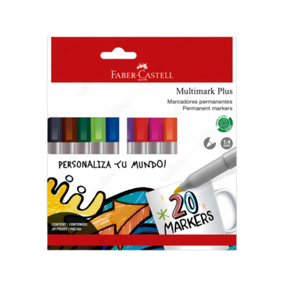 Marcadores Multimark Plus blíster x20