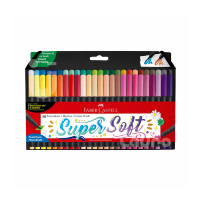 Marcadores Super Soft Punta Pincel x50