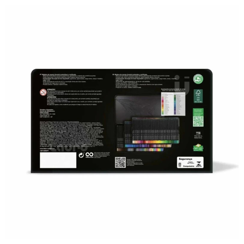 Lápices de Color SuperSoft 120 Colores, Stch. Metálico - Imagen 4
