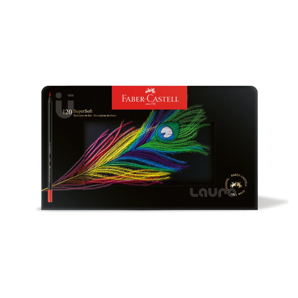 Lápices de Color SuperSoft 120 Colores, Stch. Metálico