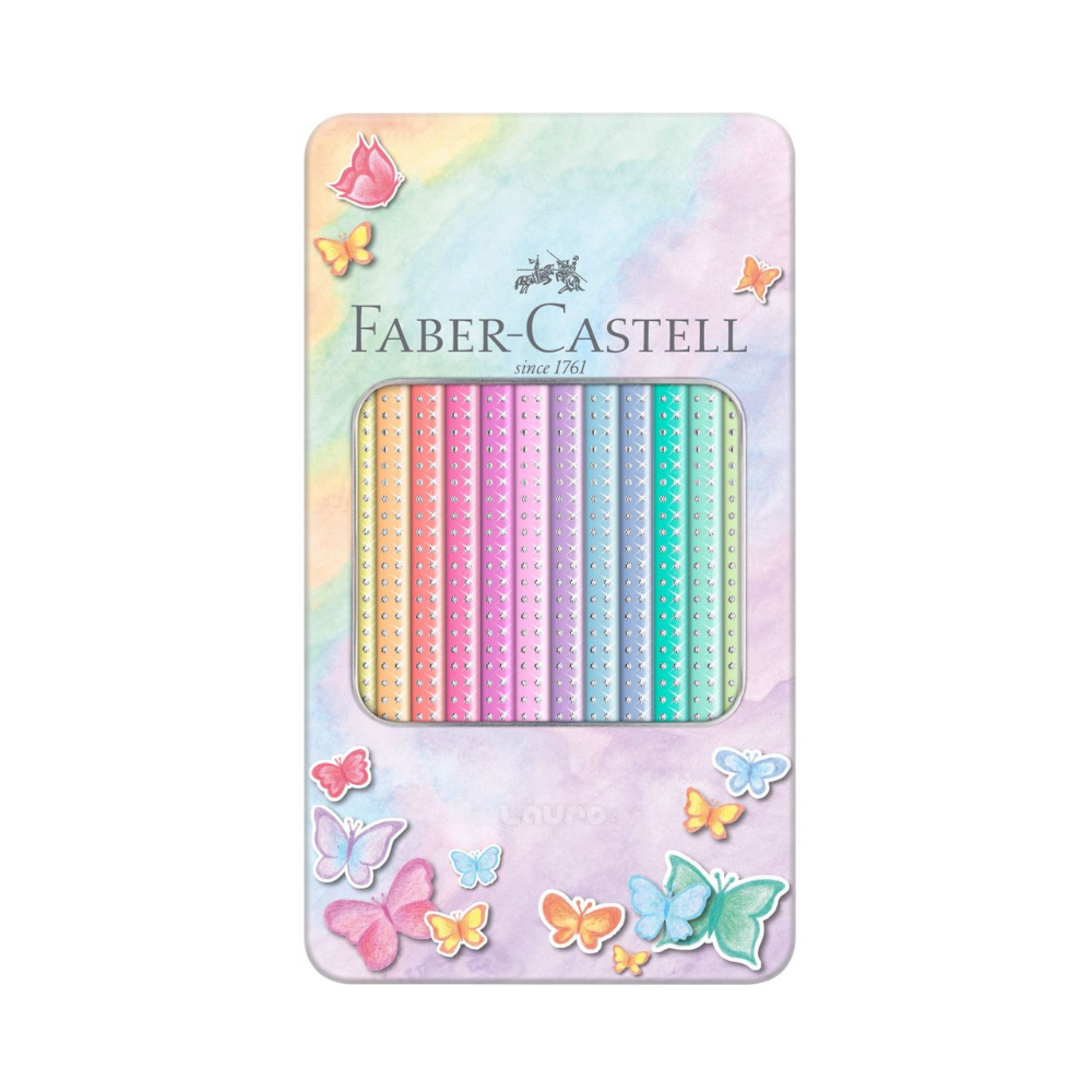 Estuche metálico con 12 lápices de color - Imagen 2