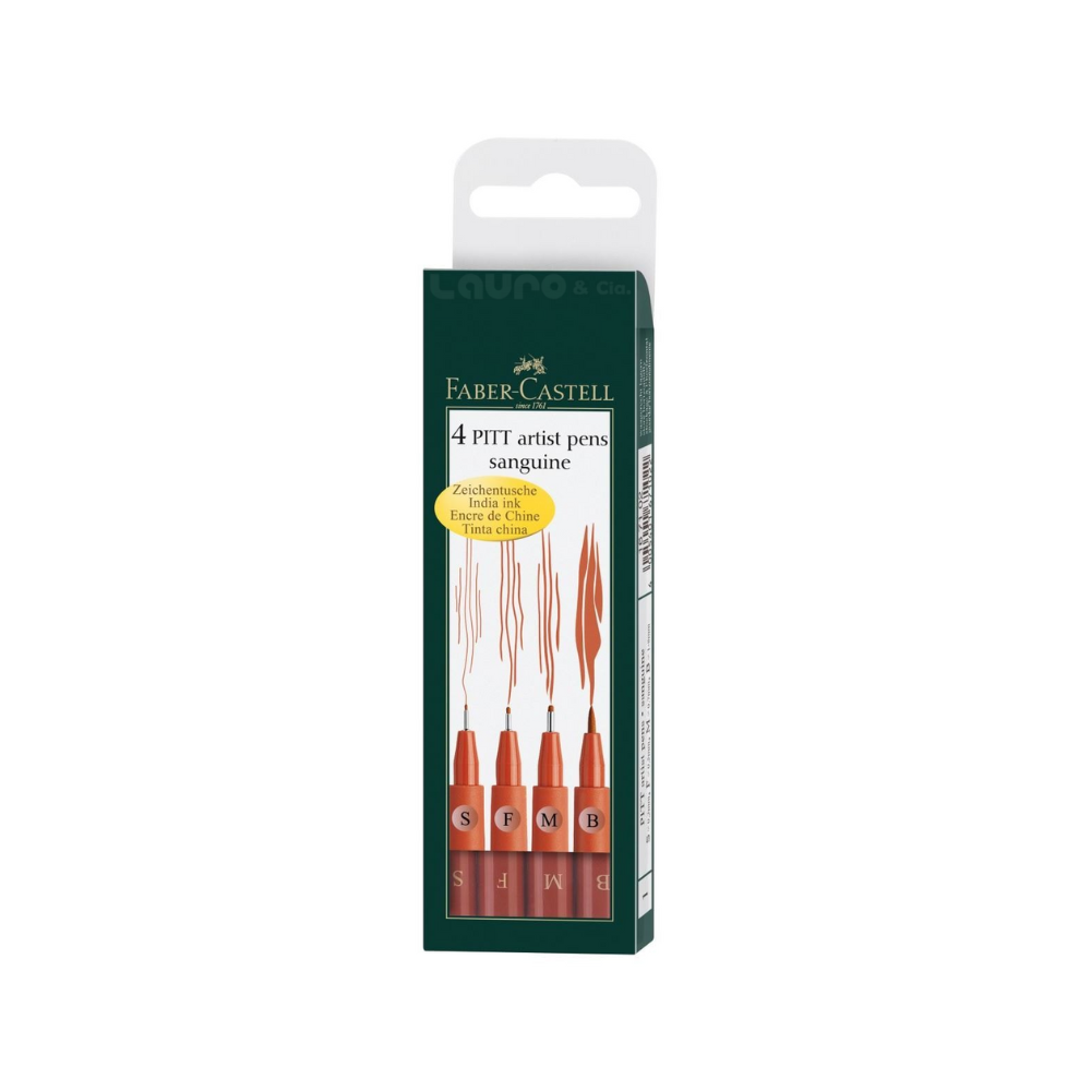 Estuche con 4 rotuladores Pitt Artist Pen